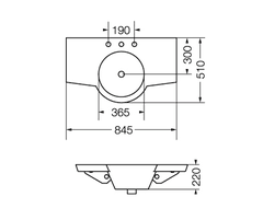 MARINA LAVATORIO LH83JB 80 CMS - comprar online