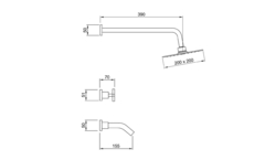 SANTANDER DUCHA 80-135PEIRANO - comprar online