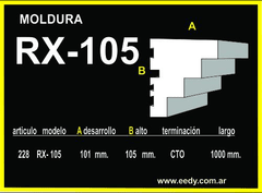MOLDURA EPS RX-CTO-105