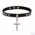 Choker Preto Cruz