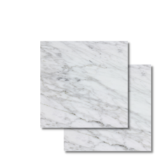 Mármol Carrara Blanco 30,5 cm x 30,5 cm Pulido Brillante Piso o Pared