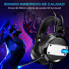 Auricular Gamer Venetian A10 Headset Gaming 7.1 con Micrófono - comprar online