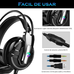 Auricular gamer Venetian A18 con Micrófono , nuevo en caja , garantía - tienda online