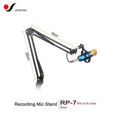 Soporte para micrófono de radio flexible tipo brazo articulado Venetian RP-7 xlr