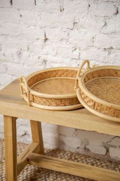 BANDEJA WAKE DE RATTAN - comprar online