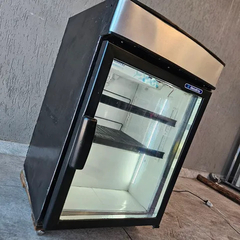 Mini Geladeira Expositora MetalFrio VB11 - 115 Litros Black Led - estudo troca - SitedaPizza