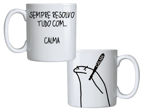 Caneca Flork Meme Boneco Palito cod 03