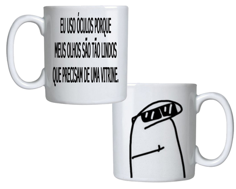 Caneca meme boneco palito calma