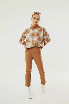 Sweater Triangulos Oversize en internet