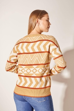 Sweater Jacquard Maia - Anna Clothing 