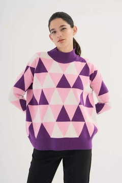 Sweater Triangulos Oversize
