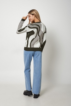 Sweater jacquard formas - Anna Clothing 