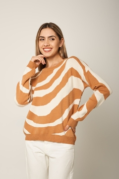 Sweater jacquard Fauna - comprar online