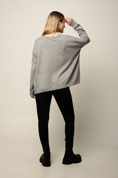 Sweater amplio manga lisa - Anna Clothing 
