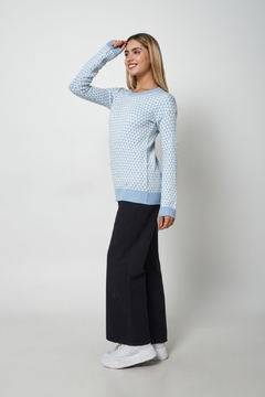 Sweater jacquard triángulos en internet
