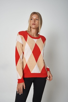 Sweater Jaquard Rombos