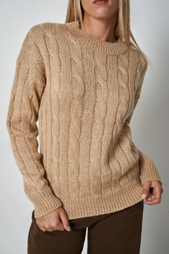Sweater trenza Rocío