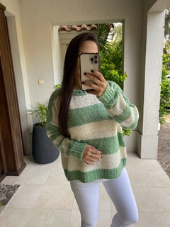 Sweater Bucle rayado