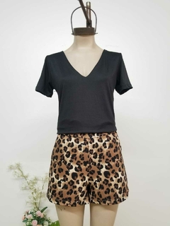 Short Animal Print