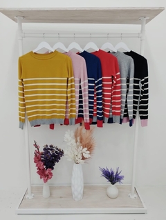 Sweater rayado Ori - tienda online