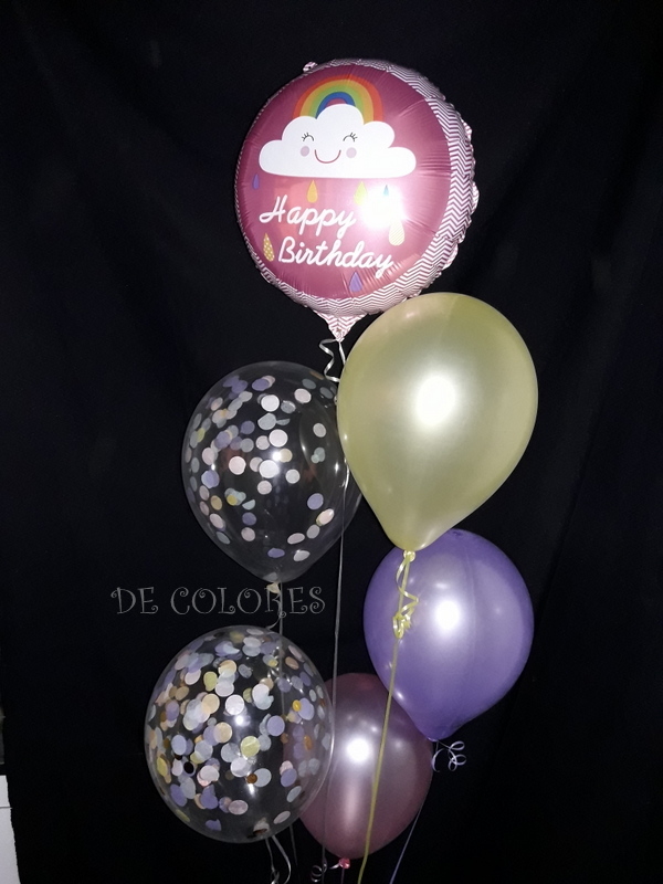 Bouquet globos con helio - Selva Luz Globos