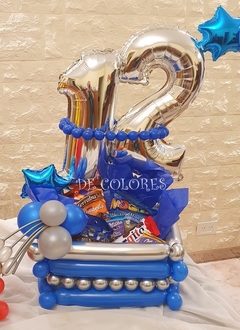 CAJA PARA REGALOS - ALE DE LUCA arte con globos