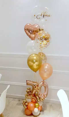 Imagen de BOUQUETS DE GLOBOS CON HELIO