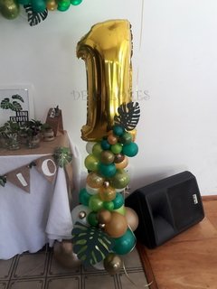 ARREGLOS CON NUMEROS INFLADOS CON AIRE - ALE DE LUCA arte con globos