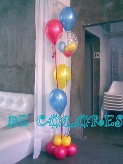 BOUQUETS DE GLOBOS CON HELIO