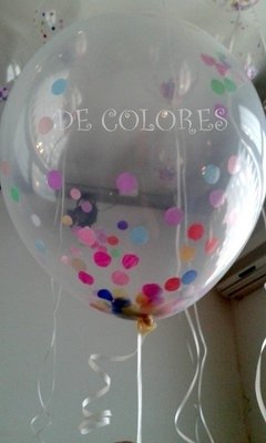 GLOBOS CON CONFETTI en internet