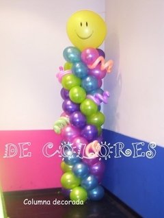 COLUMNAS DECORADAS - ALE DE LUCA arte con globos