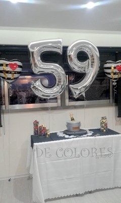 GLOBOS LETRAS Y NUMEROS 36"