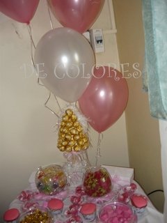 CANDY BAR Y MESAS DULCES - ALE DE LUCA arte con globos