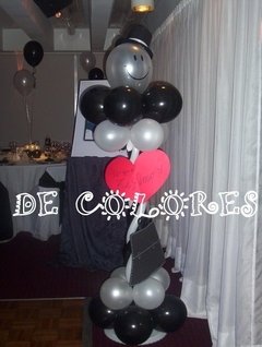 COLUMNAS DECORADAS - ALE DE LUCA arte con globos