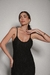 VESTIDO CAMISOLA RENDADO MIDI - PRETO - MAPA Lingerie