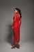 VESTIDO RENDADO LONGO - VERMELHO - comprar online