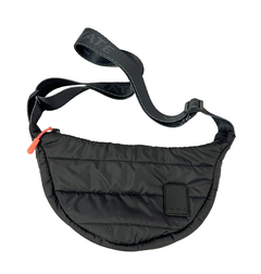 Bandolera Puffer Negra