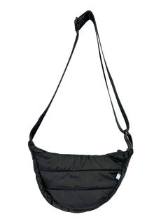 Bandolera Puffer Negra - Vayate