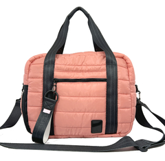 Bolso Sport Puffer Salmón