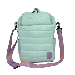 Matera Puffer Porta Notebook Aqua