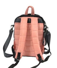 Matera Puffer Porta Notebook Salmón - tienda online