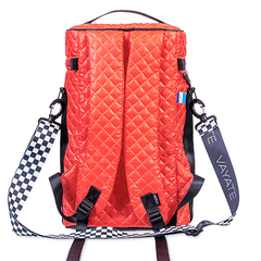 Mochila Matera Rombos Roja - comprar online