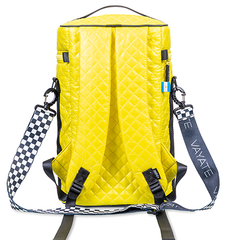 Mochila Matera Rombos Amarilla - comprar online