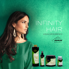 Kit Shampoo, Máscara de Nutrição e Fluido Capilar Sense Brasil Infinity Hair Crescimento - loja online