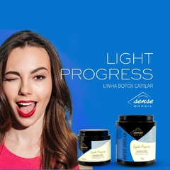 Kit Botox Capilar Light Progress 500g e Soft Leave-in 250mL Sense Brasil - MaQBella - Cosméticos Profissionais