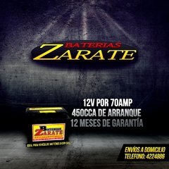 Batería Zarate 12v por 70amp