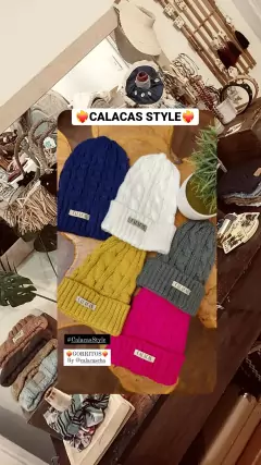 Gorrito de lana - GRIS - - CALACAS