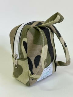 MINI MOCHILA CAMUFLADO VERDE - comprar online