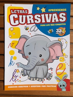 APRENDEMOS LETRAS CURSIVAS PARA LOS MAS CHIQUITOS 32 PAGINAS por INFANTIL