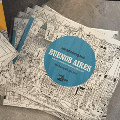 Libro Desplegable Para Pintar : : Buenos Aires